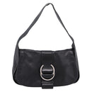 PRADA Shoulder Bag Leather Black Silver Auth am12839V-13