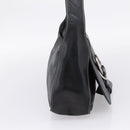 PRADA Shoulder Bag Leather Black Silver Auth am12839V-3
