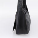 PRADA Shoulder Bag Leather Black Silver Auth am12839V-4