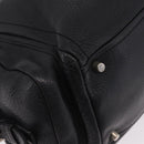 PRADA Shoulder Hand Bag Leather Black Silver Auth am12841V-10