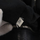 PRADA Shoulder Hand Bag Leather Black Silver Auth am12841V-30