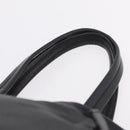 PRADA Shoulder Hand Bag Leather Black Silver Auth am12841V-8