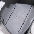 PRADA Vittelodanoy Hand Bag Leather Gray Silver Auth am12842A-11