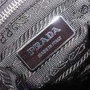 PRADA Hand Bag Suede Brown Silver Auth am12846V-22
