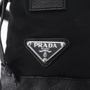 PRADA Studs Shoulder Bag Nylon Black Silver Auth am12849A-14