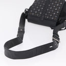PRADA Studs Shoulder Bag Nylon Black Silver Auth am12849A-7