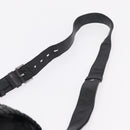 PRADA Studs Shoulder Bag Nylon Black Silver Auth am12849A-8