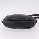 Saint Laurent Shoulder Bag Leather Black Gold Tone Auth am12852A-5