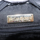 Saint Laurent Shoulder Bag Leather Black Gold Tone Auth am12852A-12