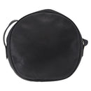 Saint Laurent Shoulder Bag Leather Black Gold Tone Auth am12852A-2