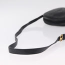 Saint Laurent Shoulder Bag Leather Black Gold Tone Auth am12852A-7