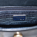 PRADA Chain Shoulder Bag Leather Black Gold Tone B4099 Auth am12853V-19