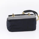 PRADA Chain Shoulder Bag Leather Black Gold Tone B4099 Auth am12853V-5