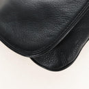 Tory Burch Chain Shoulder Bag Leather Black Gold Tone Auth am12876A-13