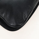 Tory Burch Chain Shoulder Bag Leather Black Gold Tone Auth am12876A-15