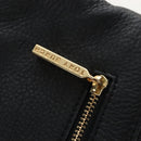 Tory Burch Chain Shoulder Bag Leather Black Gold Tone Auth am12876A-20