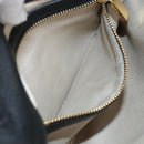 Tory Burch Chain Shoulder Bag Leather Black Gold Tone Auth am12876A-28