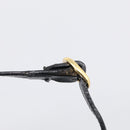 Saint Laurent Shoulder Bag Leather Black Gold Auth am12880V-10