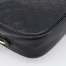 Saint Laurent Shoulder Bag Leather Black Gold Auth am12880V-13