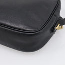 Saint Laurent Shoulder Bag Leather Black Gold Auth am12880V-14