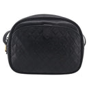 Saint Laurent Shoulder Bag Leather Black Gold Auth am12880V-2
