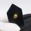Saint Laurent Shoulder Bag Leather Black Gold Auth am12880V-23