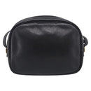 Saint Laurent Shoulder Bag Leather Black Gold Auth am12880V-3