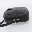 Saint Laurent Shoulder Bag Leather Black Gold Auth am12880V-4