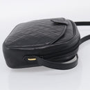 Saint Laurent Shoulder Bag Leather Black Gold Auth am12880V-5