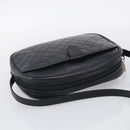 Saint Laurent Shoulder Bag Leather Black Gold Auth am12880V-6