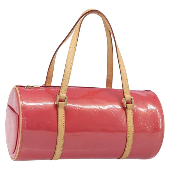 LOUIS VUITTON Monogram Vernis Bedford Bag Fuchsia Pink M91255 LV Auth am12882V