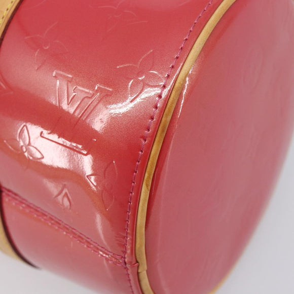 LOUIS VUITTON Monogram Vernis Bedford Bag Fuchsia Pink M91255 LV Auth am12882V