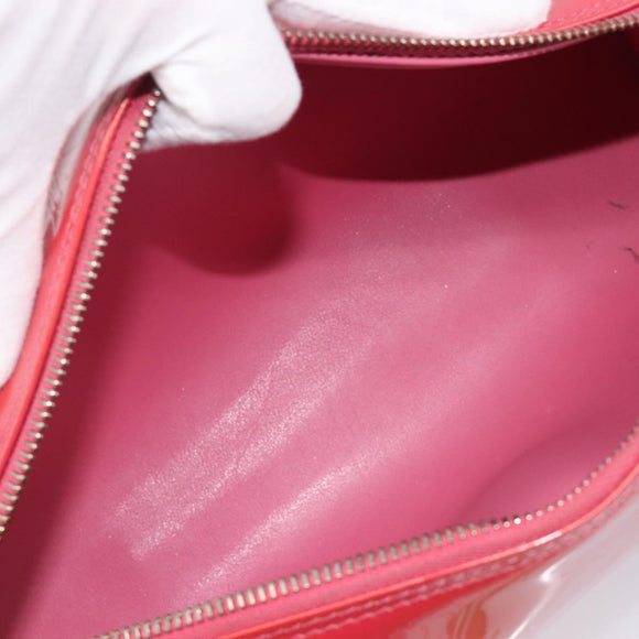LOUIS VUITTON Monogram Vernis Bedford Bag Fuchsia Pink M91255 LV Auth am12882V