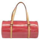 LOUIS VUITTON Monogram Vernis Bedford Bag Fuchsia Pink M91255 LV Auth am12882V-2