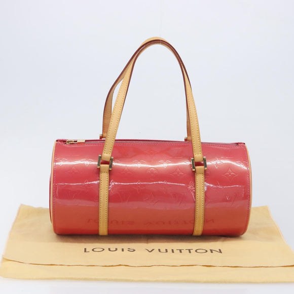 LOUIS VUITTON Monogram Vernis Bedford Bag Fuchsia Pink M91255 LV Auth am12882V