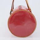 LOUIS VUITTON Monogram Vernis Bedford Bag Fuchsia Pink M91255 LV Auth am12882V-4