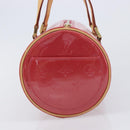 LOUIS VUITTON Monogram Vernis Bedford Bag Fuchsia Pink M91255 LV Auth am12882V-5