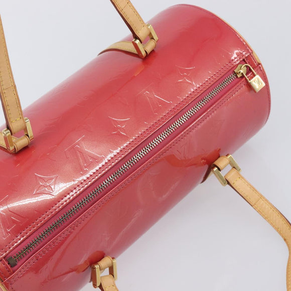 LOUIS VUITTON Monogram Vernis Bedford Bag Fuchsia Pink M91255 LV Auth am12882V