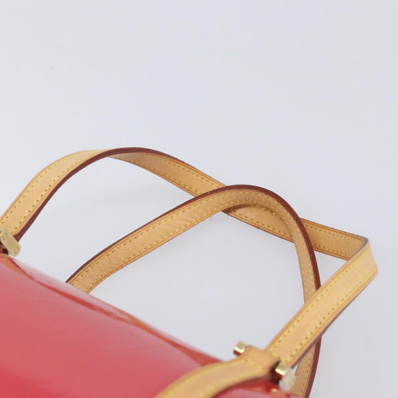 LOUIS VUITTON Monogram Vernis Bedford Bag Fuchsia Pink M91255 LV Auth am12882V