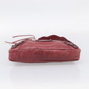 Balenciaga The First Hand Bag Leather 2way Red 103208 Auth am12886V-12