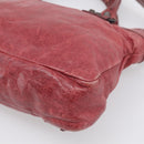 Balenciaga The First Hand Bag Leather 2way Red 103208 Auth am12886V-15