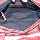 Balenciaga The First Hand Bag Leather 2way Red 103208 Auth am12886V-21