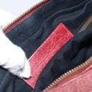 Balenciaga The First Hand Bag Leather 2way Red 103208 Auth am12886V-26
