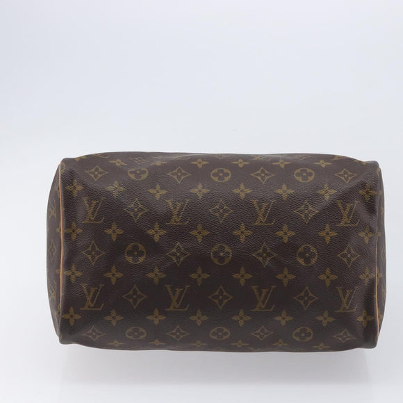 LOUIS VUITTON Monogram Speedy 30 Hand Bag M41108 LV Auth am12887V