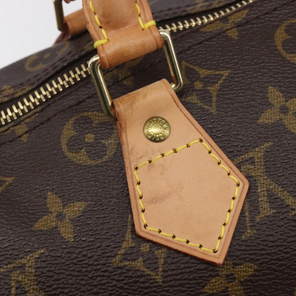 LOUIS VUITTON Monogram Speedy 30 Hand Bag M41108 LV Auth am12887V