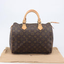 LOUIS VUITTON Monogram Speedy 30 Hand Bag M41108 LV Auth am12887V-26