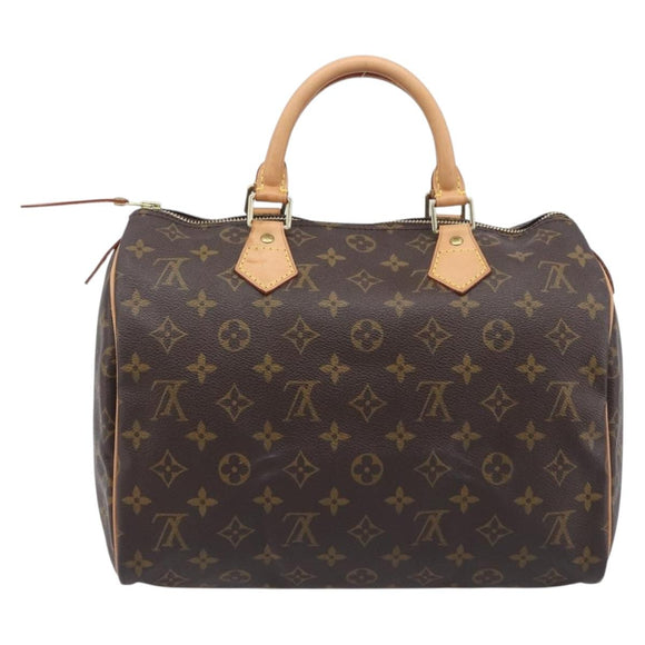 LOUIS VUITTON Monogram Speedy 30 Hand Bag M41108 LV Auth am12887V