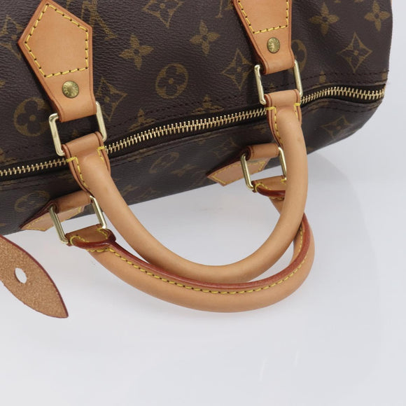 LOUIS VUITTON Monogram Speedy 30 Hand Bag M41108 LV Auth am12887V