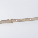 Miu Miu Hand Bag Leather 2way Beige Gold Auth am12892A-11