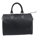 LOUIS VUITTON Epi Speedy 25 Hand Bag Black M59042 LV Auth am12893V-2